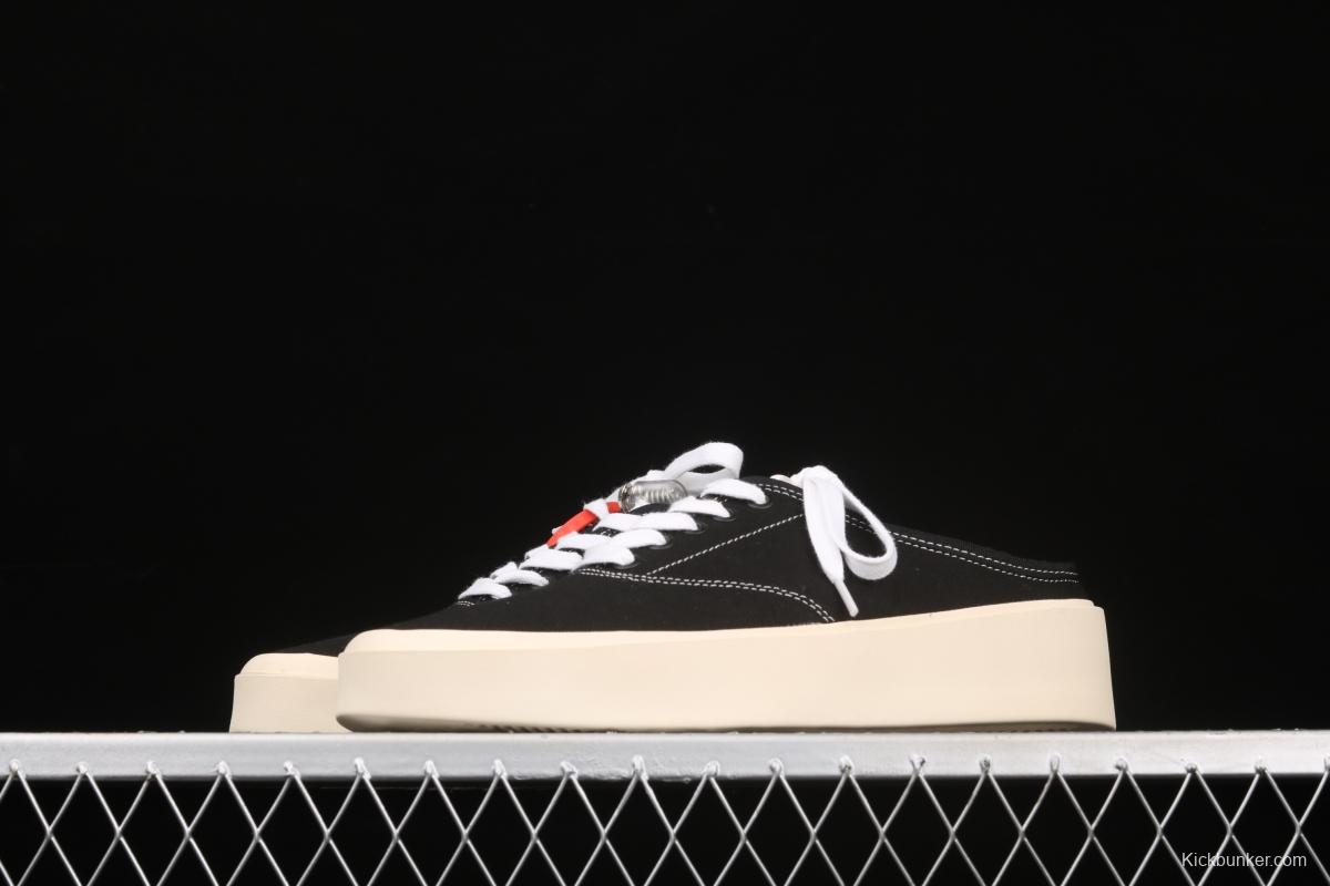 Fear Of God breathable canvas trend leisure half drag black and white color matching