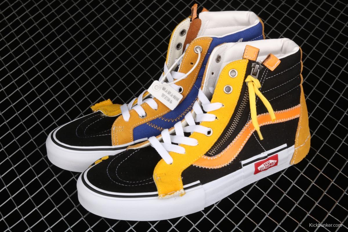 Vans SK8-Hi deconstructs 3. 0 spliced Vulcanized Board shoes VN0A3WM15FG