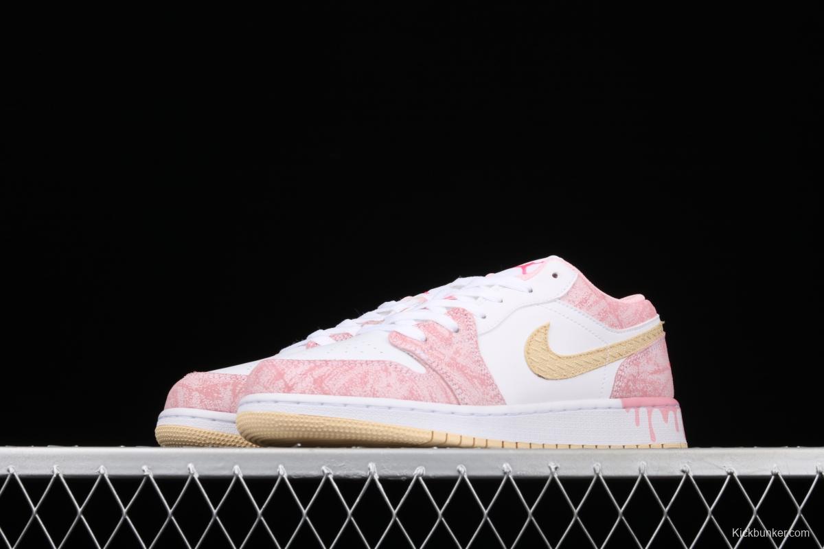 Air Jordan 1 Low GS low-top ice cream low-top basketball shoes CW7104-601