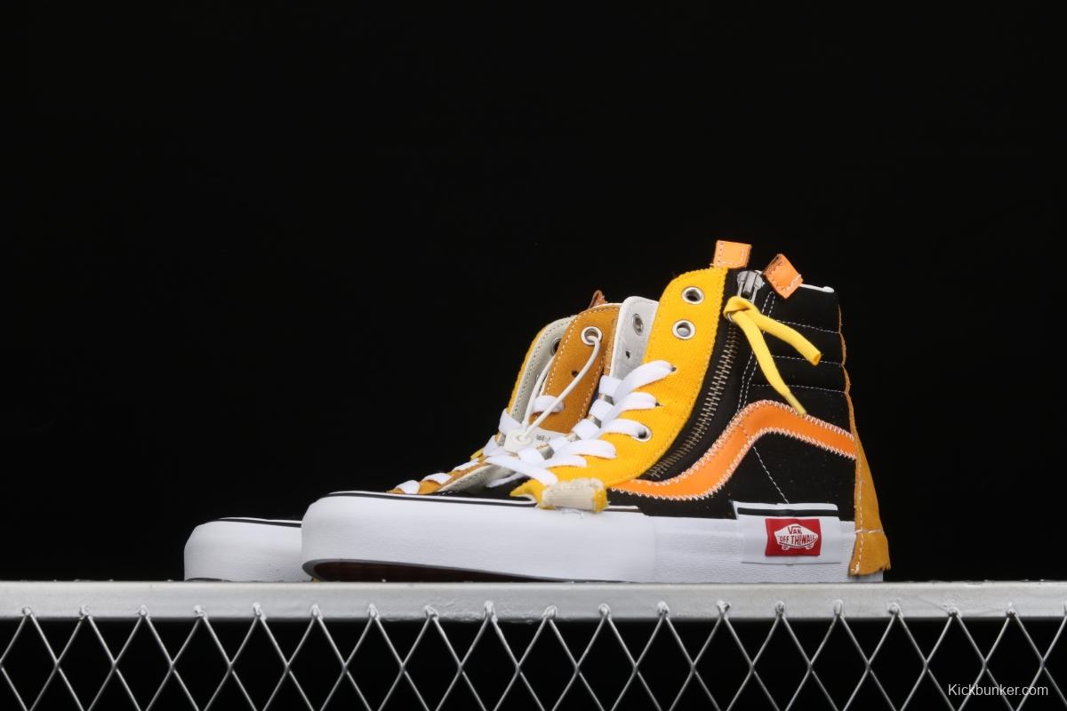 Vans SK8-Hi deconstructs 3. 0 spliced Vulcanized Board shoes VN0A3WM15FG