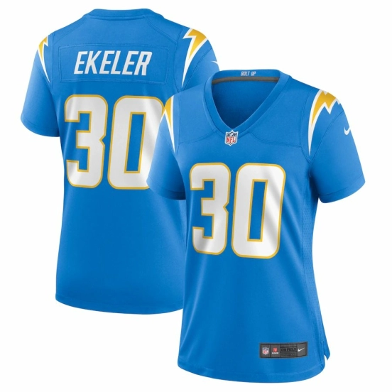 Women's Austin Ekeler Powder Blue Player Limited Team Jersey