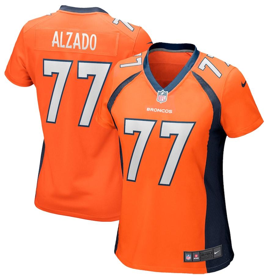Women's Lyle Alzado Orange Retired Player Limited Team Jersey