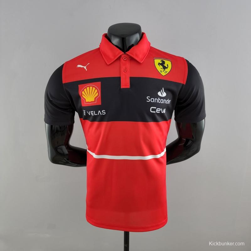 2022 F1 Ferrari Red Polos  #0005