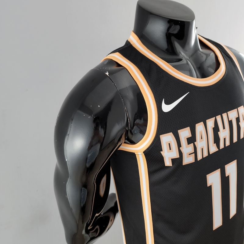 Atlanta Hawks Young #11 Limited Black NBA Jersey