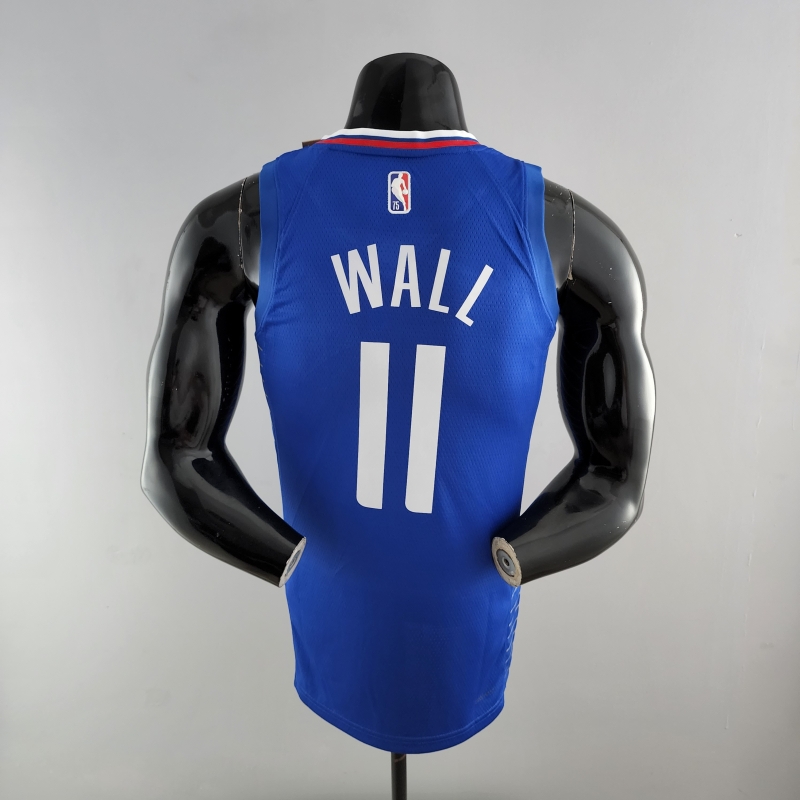 75th Anniversary WALL#11 Los Angeles Clippers NBA Jersey Blue