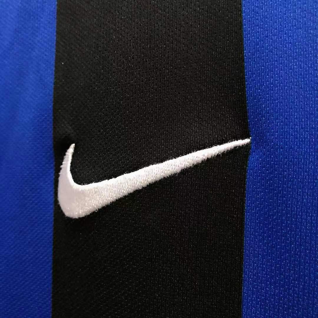 Retro 08/09 Inter Milan Home Champions Version Soccer Jersey