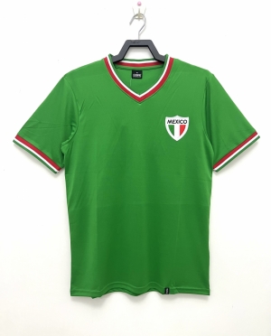 Retro 1970 Mexico Home Soccer Jersey