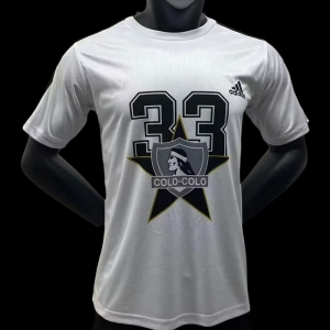 22/23 COLO COLO White Champions T-Shirts