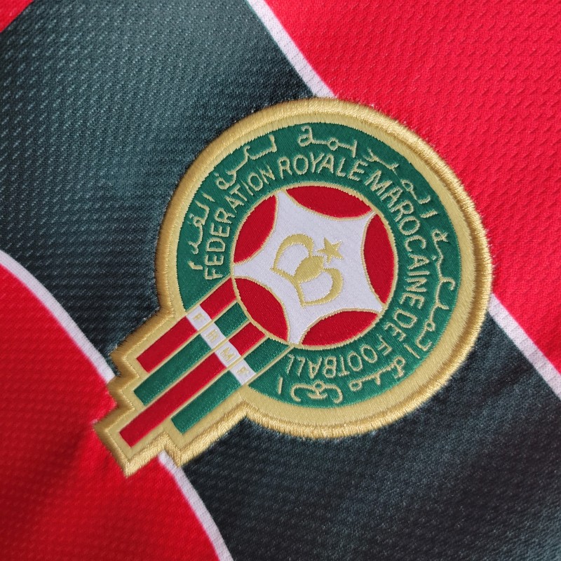 Retro 1998 Morocco Third Red Jersey