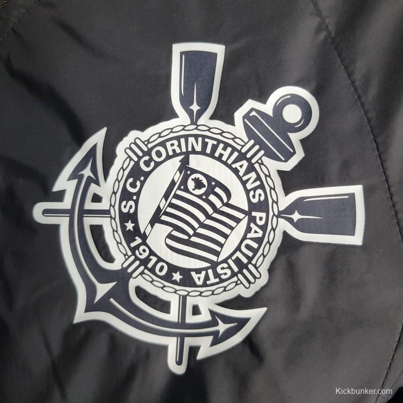 22-23 Corinthians Black Windbreaker