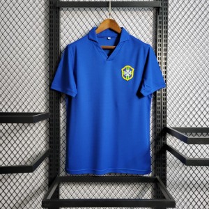 Retro 57-62 Brazil Away Blue Jersey