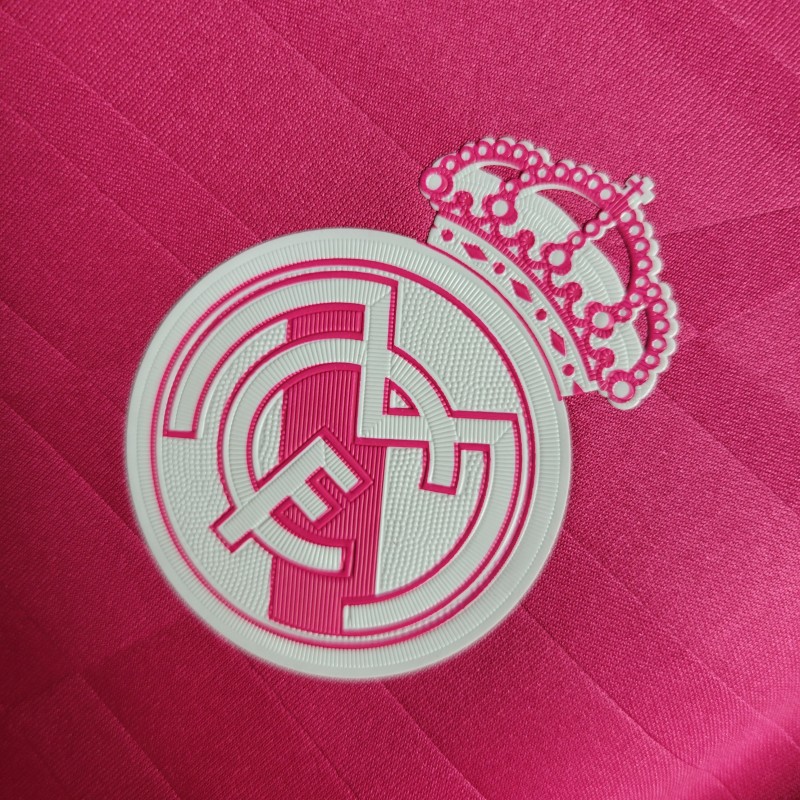 Retro 14-15 Real Madrid Away Pink Jersey