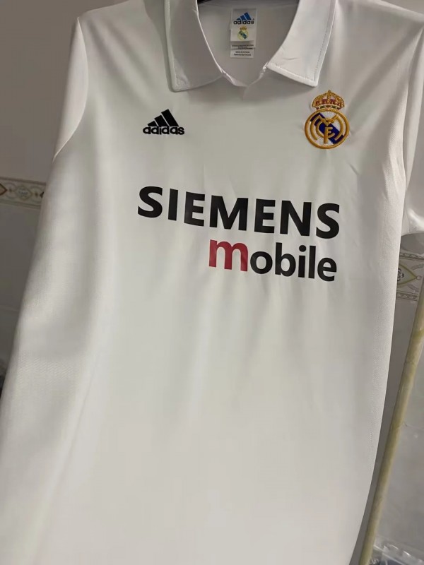 Retro 02/03 Real Madrid Home Century Jersey