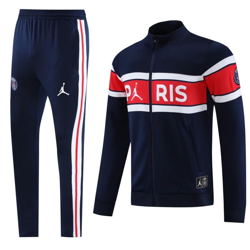 23/24 PSG Navy Red Full Zipper Jacket+Pants