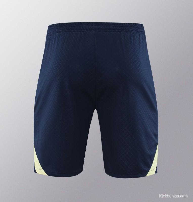 24/25 Club America Blue/Yellow Vest Jeresy+Shorts