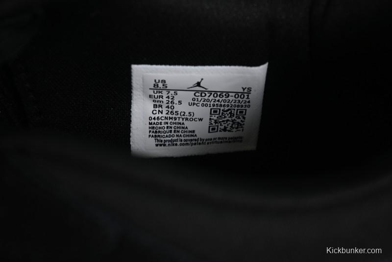 Nike Air Jordan Legacy AJ312 Low Top Sneakers with Velcro Strap Triple Fusion Design - CD7069-001