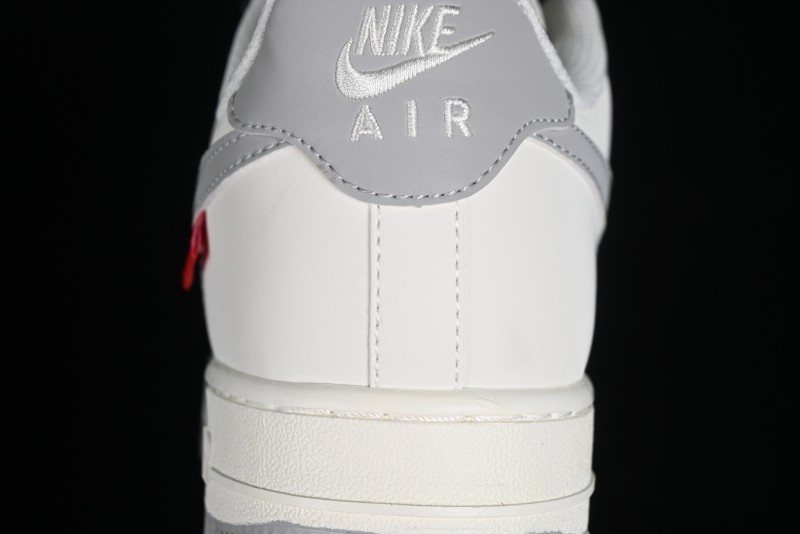 Supreme x Nike Air Force 1 '07 Low Beige Grey Casual Skate Shoes - HD1968-018