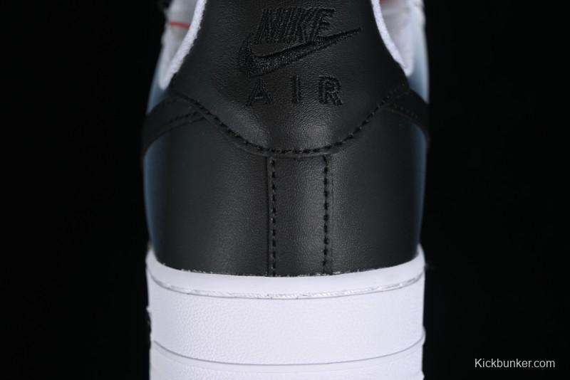 Nike Air Force 1 '07 Low Custom Anime Theme Gradient Brown Swoosh Casual Sneakers - FN0366-103