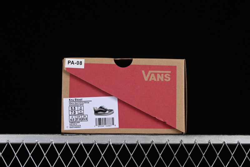 Vans Classics Knu Skool Retro Skate Shoes with Checkerboard Design - VN0009QC6PA