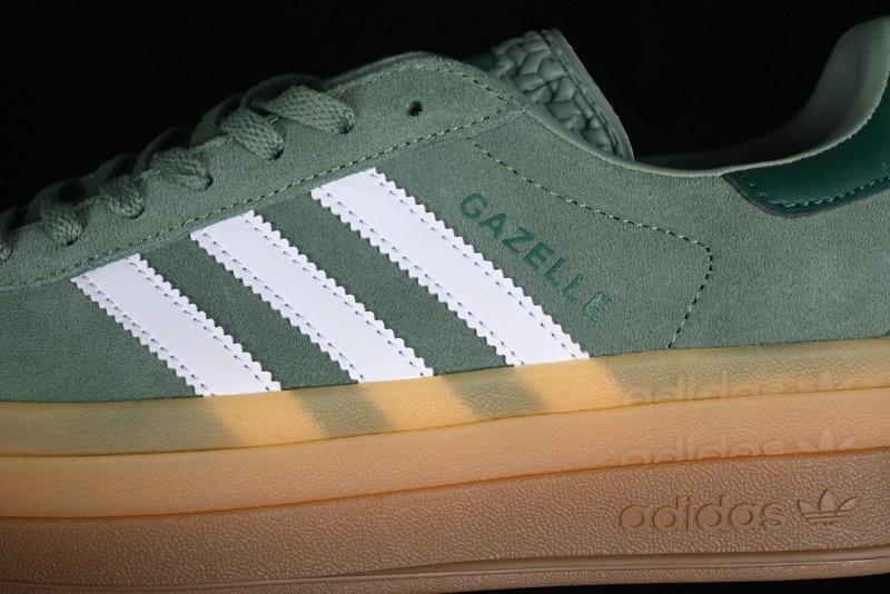 Adidas Originals Gazelle Bold ID6998 Low-Top Sneakers with Thick Sole for Casual Wear, Slip-Resistant and Durable