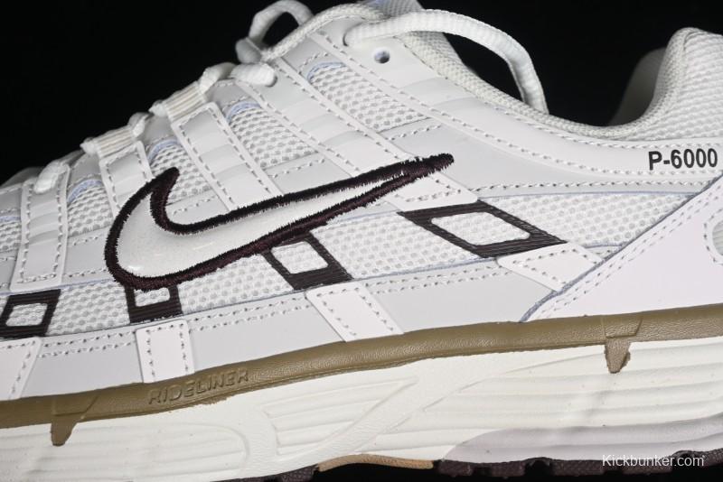Nike P-6000 Retro Casual Sport Dad Shoes with Layered Design and Lightweight Body - HF0728-201