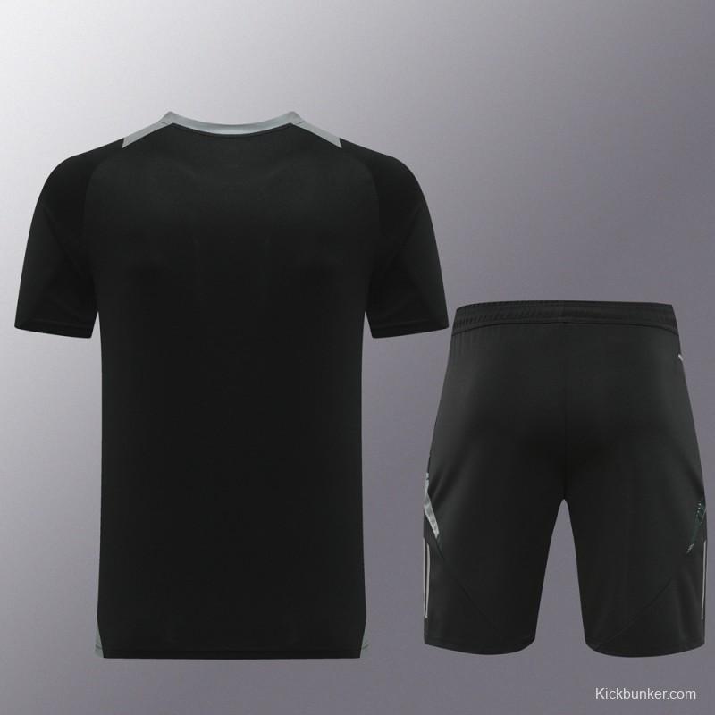 24/25 Adidas Black Short Sleeve Jersey+Shorts