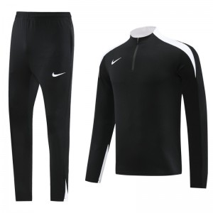 24/25 Nike Black Half Zipper Jacket+Long Pants