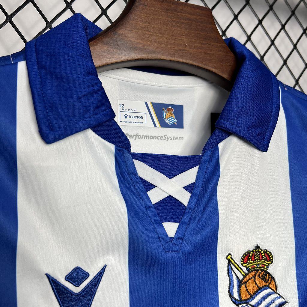 24/25 Real Sociedad Home Kids Kit