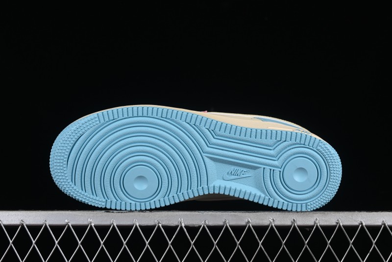 Nike Air Force 1 '07 Low Custom Casual Sneakers with Full-Length Honeycomb Air Cushion - XL2312-555