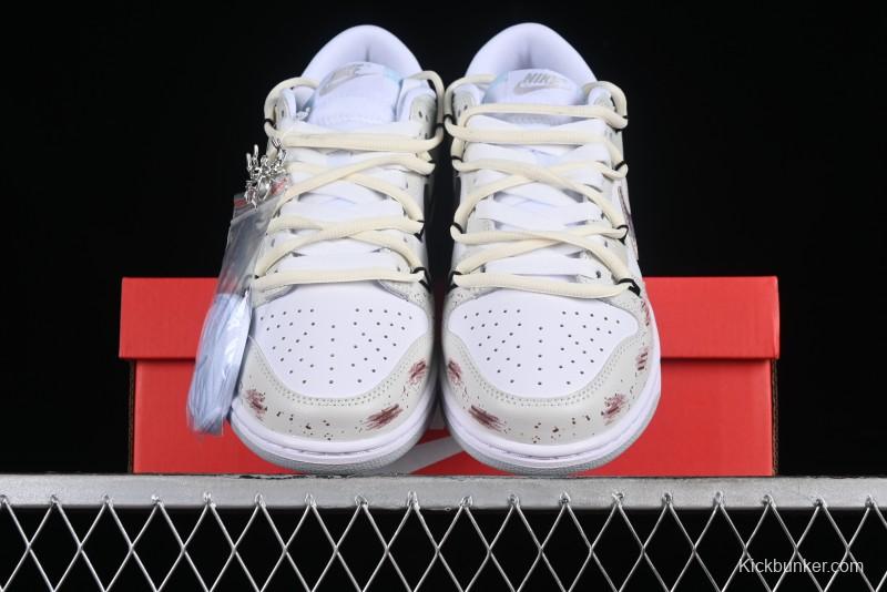 Nike Dunk Low SB 'Neutral' Urban Ruins Skate Shoes with Strap - DV0831-101