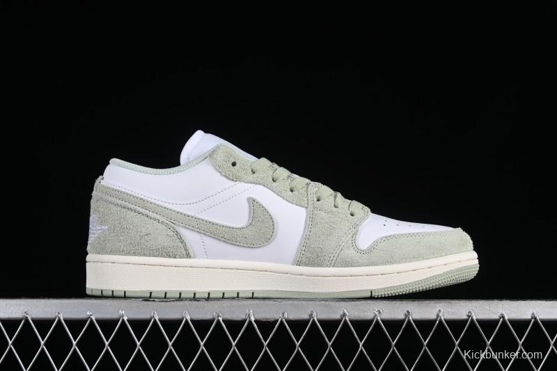 Nike Air Jordan 1 Low AJ1 Apple White Green Low-Top Lifestyle Basketball Shoes - FN5214-131