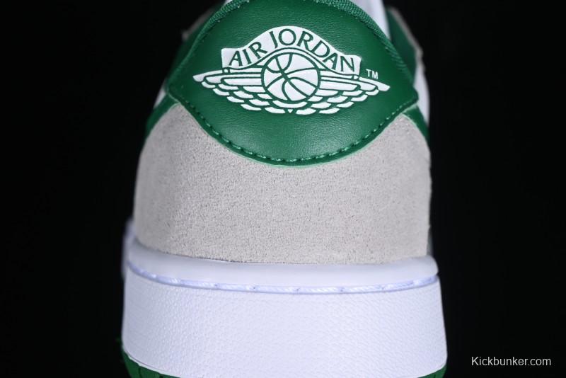 Nike Air Jordan 1 Low Golf Shoes Grey White Green - DD9315-112