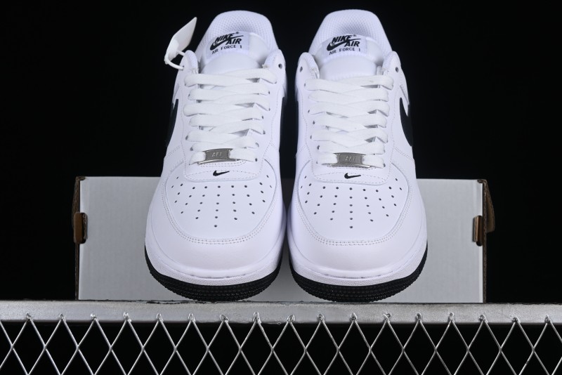 Nike Air Force 1 '07 Low Casual Sneakers in Black and White - FQ4296-101