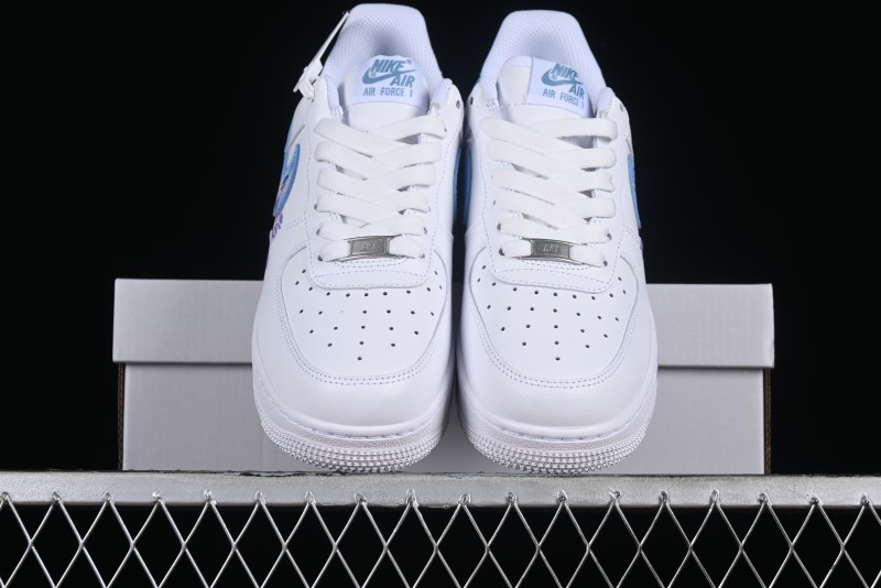 Nike Air Force 1 '07 Low Custom Chinese Style - Spring Cherry Blossom Casual Sneakers - DD8959-100