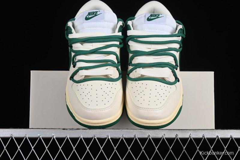 Nike Dunk Low Retro Deconstructed Style with Aged Labels SB Strap Low-Top Casual Sneakers - DD1503-112