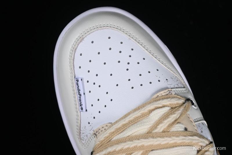 Nike Dunk Low Panda Prank Universe Exploration - Star Exploration Mocha SB Strap Low-top Casual Skate Shoes - DV0833-100