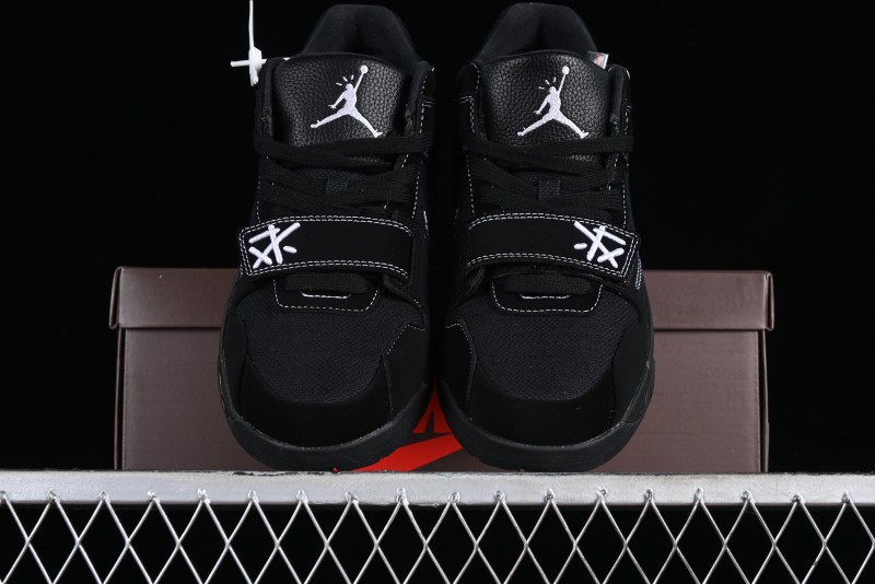 Nike Travis Scott x Jordan Cut The Check AJ1 Basketball Shoes with Velcro Strap - DR9317-001