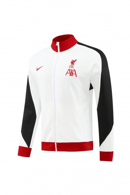 24/25 Liverpool White Full Zipper Jacket +Long Pants