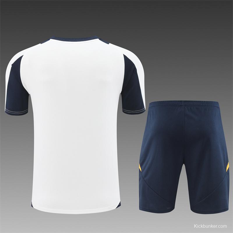 24/25 Real Madrid White Short Sleeve Jersey+Shorts