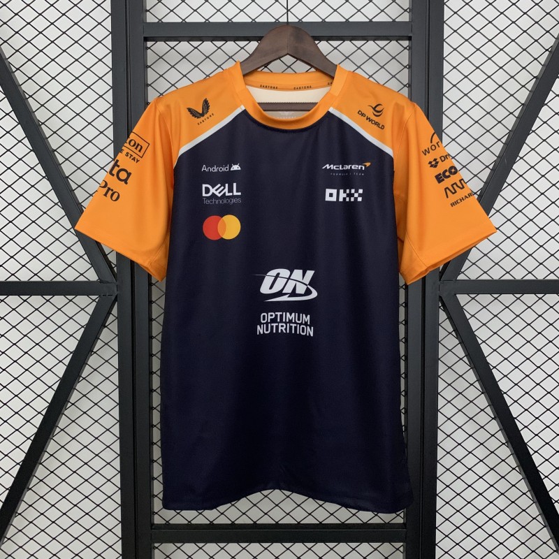 2025 F1 Formula Orange/Navy Mclaren Jersey