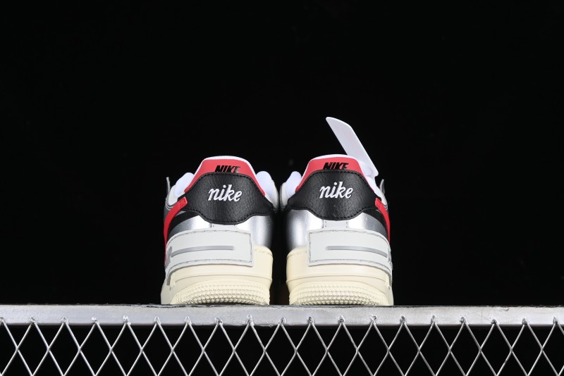 Nike Air Force 1 Shadow Lightweight Elevated Low-Top Casual Sneakers - FN6335-100