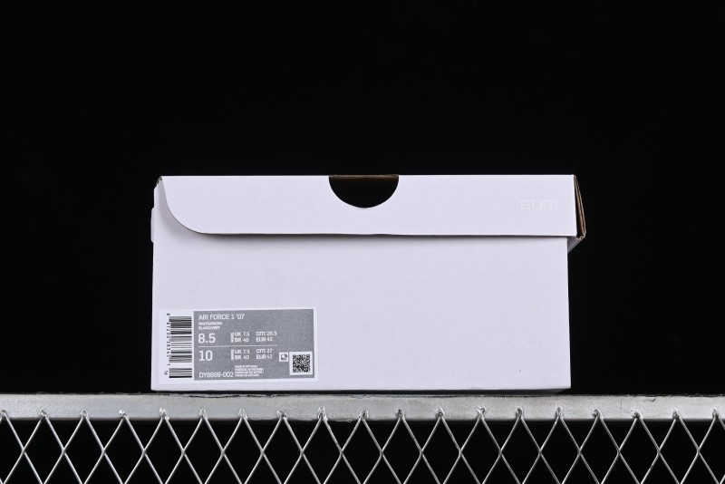 Nike Air Force 1 '07 Low Casual Sneakers with Anime-inspired Green Apple Spray Paint Design - DY8899-002