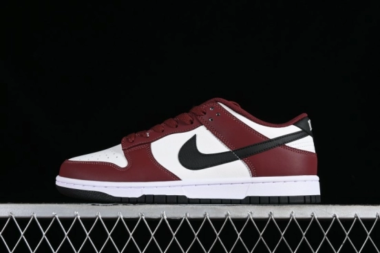 Nike Dunk Low SB Wine Red Black Low-Top Skateboarding Shoes - FJ4616-600