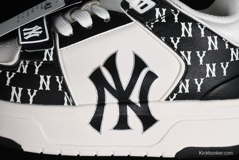 MLB Chunky Liner New York Yankees Hook & Loop Lightweight Platform Sneakers with 6cm Height Increase - 3ASXLM13N50BKS