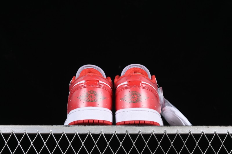 Nike Air Jordan 1 Low AJ1 White Red Casual Sneakers - FQ1935-018