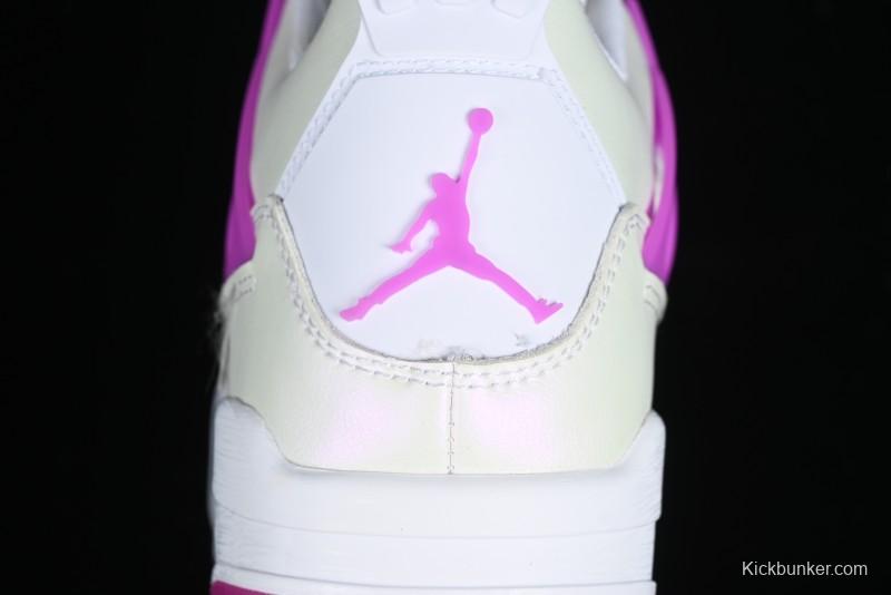 Nike Air Jordan 4 Retro Sneakers with Hyper Violet Accents - FQ1314-151