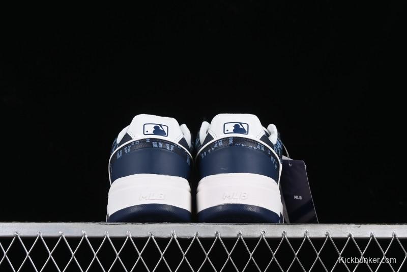 MLB Chunky Liner Classic Monogram Lightweight Platform Sneakers with 6cm Height Increase - 3ASXCMN4N50NYS