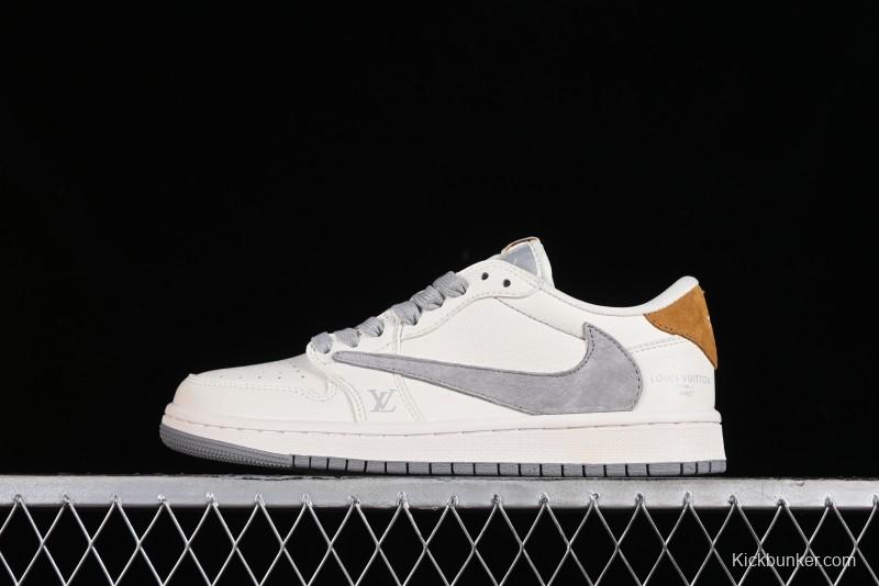 Nike Air Jordan 1 Low OG SP Travis Scott x Fragment Design Retro Sneakers - LX1988-800
