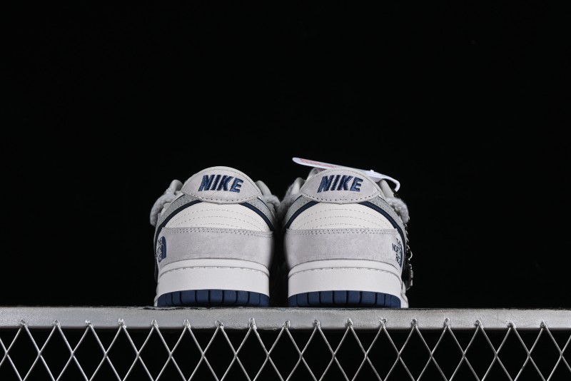 Nike SB Dunk Low The North Face Collaboration - Grey Blue Pig 8 Starry Sky Anniversary High-End Custom Low-Top Casual Skate Shoes - XX2025-311