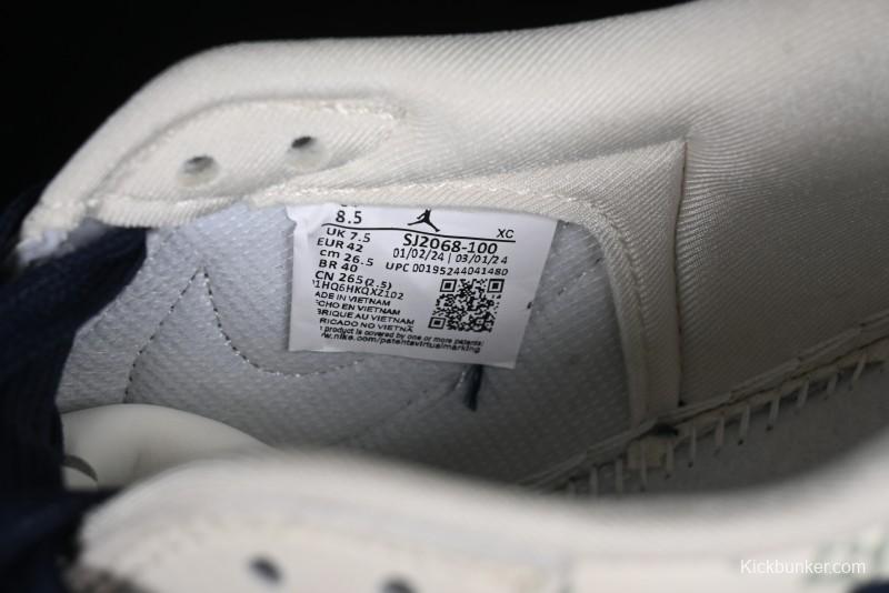 Nike Travis Scott x Fragment Design x Air Jordan 1 Low OG SP AJ1 LV Collaboration Light Blue Violent Bear Low-top Casual Sneakers - SJ2068-100